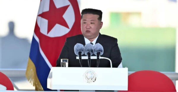 North Korea's Kim Jong Un Makes Statement